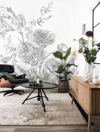 KEK Amsterdam behang Engraved Flowers WP-330, WP-672, WP-338