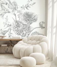 KEK Amsterdam behang Engraved Flowers WP-330, WP-672, WP-338