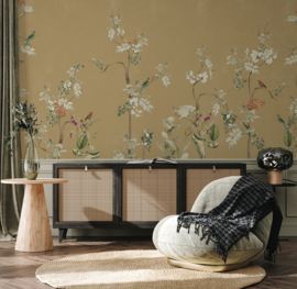Annet Weelink Design Lush Eden behang Gold