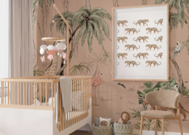 Annet Weelink Design Jungle Jazz behang Dusty Blush