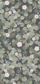 Little Greene behang Lily Pads - Normandy Grey