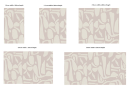 Annet Weelink Design Asher Shapes behang Beige