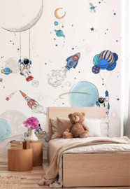 Annet Weelink Design Into the Galaxy behang Light