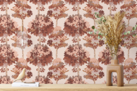 Days of Bloom behang Tapestry Tree - Terra
