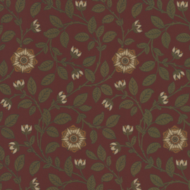 Little Greene behang Richmond Green - Revival Red