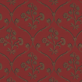 Little Greene behang Cranford - Cherry Gold