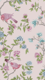 Little Greene behang Aderyn - China Clay