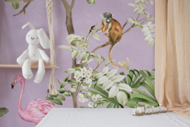 Annet Weelink Design Vibrant Exotics behang Lilac