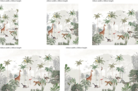 Annet Weelink Design Wildlife's Playground behang
