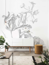 KEK Amsterdam behang Engraved Flowers WP-668, WP-670, WP-335