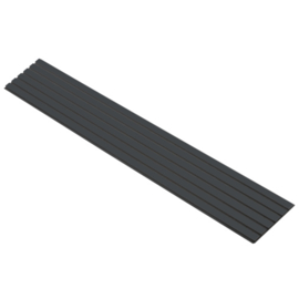I-Wood® Deep Black - Zwart vilt - 30 x 278 cm - Basic houten paneel