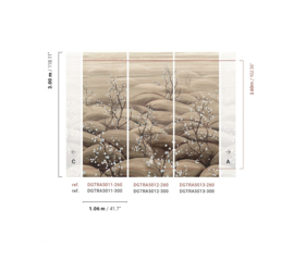 Masureel Traces wandpaneel DGTRA5011-260/5013-260