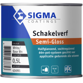 Sigma Schakelverf Semi-Gloss ½ liter