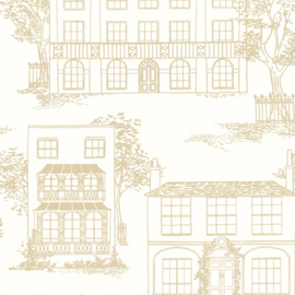 Little Greene behang Hampstead - Cloister