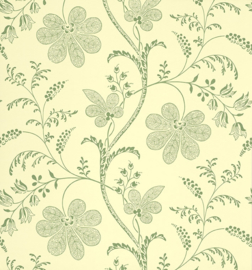 Little Greene behang Bedford Square - Acorn