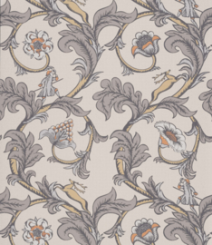 Little Greene behang Stag Trail - Sterling