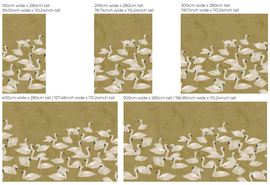 Annet Weelink Design Dancing Swan behang Earth