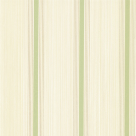 Little Greene behang Cavendish Stripe - Brush Green
