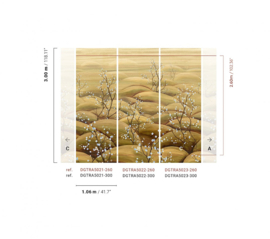 Masureel Traces wandpaneel DGTRA5021-260/5023-260