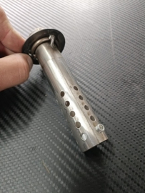 uitlaat  DB killer (IN-pipe "Mivv") 50mm recht (verstelbaar)