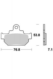 Remblok set Suzuki EBC106