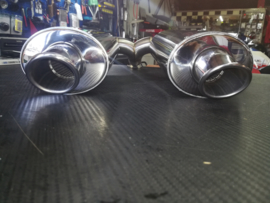 uitlaat linkpipe met/zonder dubbele  dempers