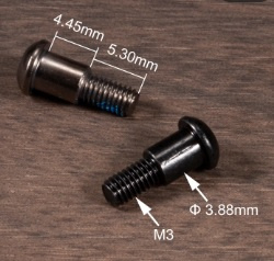 borstbout M3 x 4 x 10 mm