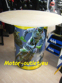 tafel Oil Drum Table (onbehandeld los blad)