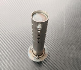 uitlaat  DB killer (IN-pipe "Mivv") 50mm recht (verstelbaar)