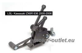 Rem/Schakelset RECHTS Kawasaki ZX-6R/RR `05-`06 LSL- 119K107 .R