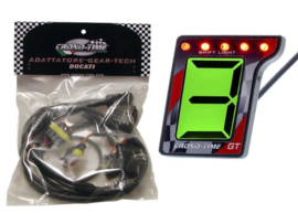 Gear indicator Plug & Play Ducati CRONO-TIME complete set