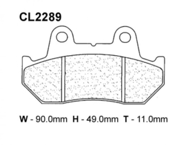 Remblok set Honda CL2289