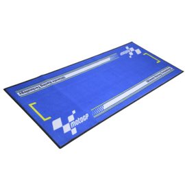 Garage Mat / Milieu Mat MotoGP  bleu Serie 4