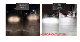 Lamp LED koplamp projector  H6 - BA20D (High/Low)
