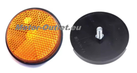 Reflector rond  (6cm) Geel