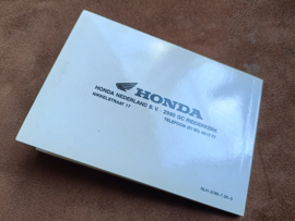 Manual Garantieboekje Honda CBR600F PC35 1993-....