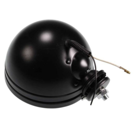 koplamp schijnwerper zwart metalen behuizing. Rond 150 mm.