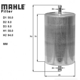 benzine filter Mahle (in tank) Aprilia Benelli Beta Bimota BMW Buell