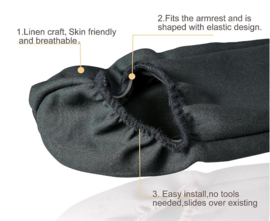 arm leuning -  elastische armsteun hoes