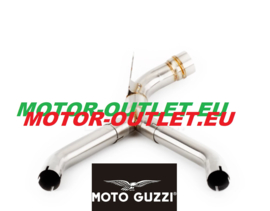 uitlaat  Viper (katvervanger) RVS linkpijp Crossover MotoGuzzi V85 TT `19-`20