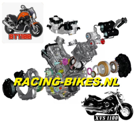 pakkingset blokdeksels (Dynamo & Koppeling) yamaha XVS1100-BT1100-XV700>1100