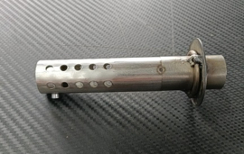 uitlaat  DB killer (IN-pipe "Mivv") 50mm recht (verstelbaar)
