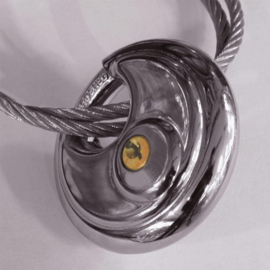 hangslot discus lock RVS 70mm