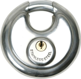 hangslot discus lock RVS 70mm