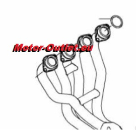 uitlaat pakking cilinder 38-45 mm (5.3mm dikte)