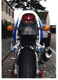 Bodemplaat Suzuki gsxr600/750 srad 96-99 WIT gespoten