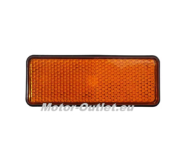 Reflector rechthoek  (8,5x3,5 cm) Rood