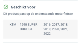 KTM zijkoffer veren setje