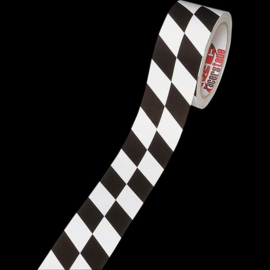 Tape finish (schuine blokken)  5cm  (B) x 13,7 Meter (L)