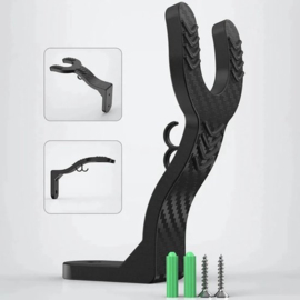 Motorhelm Haak & Muurhouder – Stevige Wandbeugel met Sleutelhouder – Multifunctionele Ophanghaak voor Helm, Jas & Accessoires